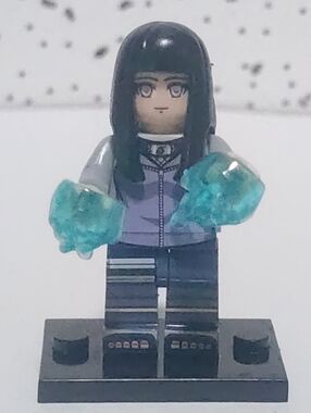 Naruto Shippuden Hinata Hyuga anime minifigure from the series, Custom lego